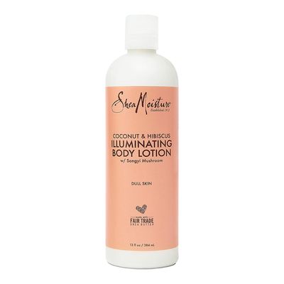 Shea Moisture Coconut & Hibiscus Illuminating Body Lotion For Dull Skin - 384ml