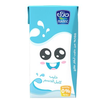 نادك حليب طويل الاجل كامل الدسم - 125 مل