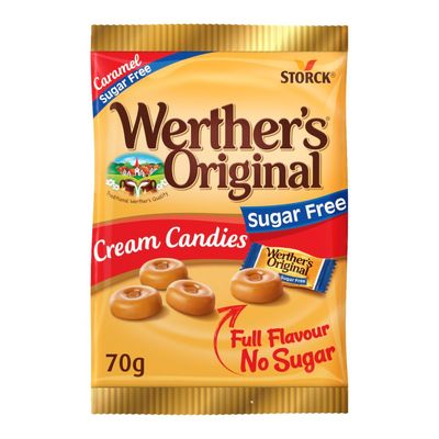 Werther's Original Cream Candies Sugar Free - 70g