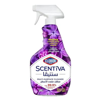 Clorox Cleaner Scentiva Multi Surface Tuscan Lavender Scent 500 ML