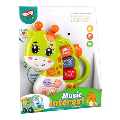 Tooly Play Toy Baby Musical Organ Giraffe Shaped