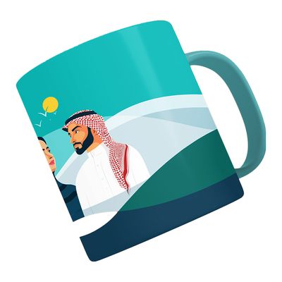 Mug With The Slogan Dream And Achieve Multicolour