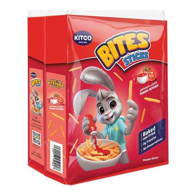 Kitco Potato Sticks Bites Tomato Ketchup 16 G × 20 Box