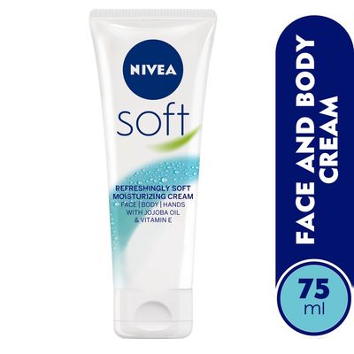 Nivea Moisturizing Cream Soft & Fresh With Jojoba Oil And Vitamin E 75 ML
