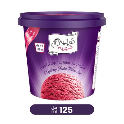 Kwality Ice Cream Raspberry Sorbet Flavor 125 ML