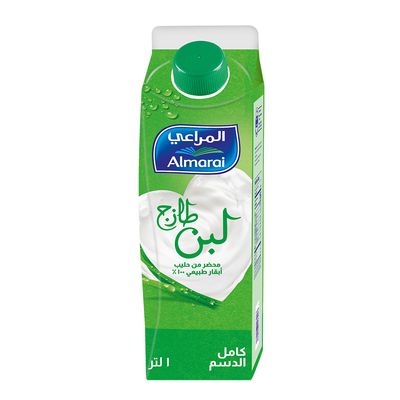 المراعي لبن كامل الدسم 1 لتر