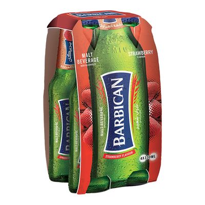 Barbican Malt Beverage Strawberry Flavor 330 ML × 4