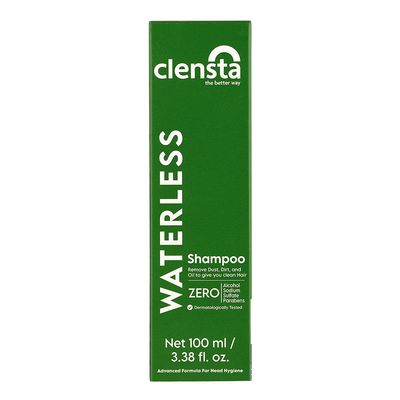 ClenstaWaterless Shampoo Removes Dust, Dirt, And Oil For Clean Hair - 100ml