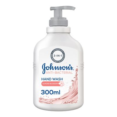 Johnson Hand Wash Soap Antibacterial With Almond Blossom 300 ML