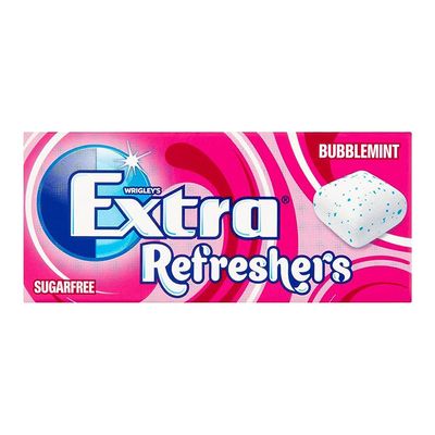 Extra Gum Refreshers Bubble Mint Sugar Free 7 Pieces
