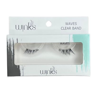 Winks Clear Band Lashes - Waves