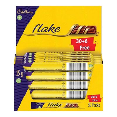 كادبوري فليكس 15 جرام × 30 + 6 مجاناً