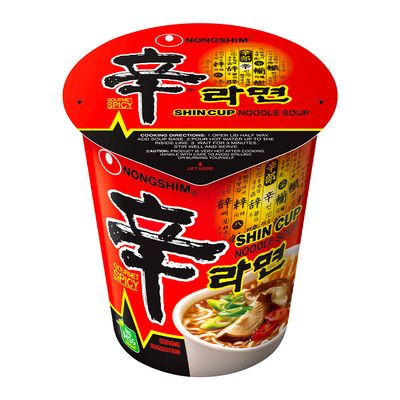 Nongshim Noodles Shin Ramyun Spicy Cup 68 g