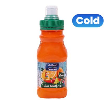 Almarai Juice Orange & Mixed Fruit Flavor No Added Sugar - 180ml