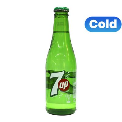 7 UP Soft Drink Glass Bottle 250 ML