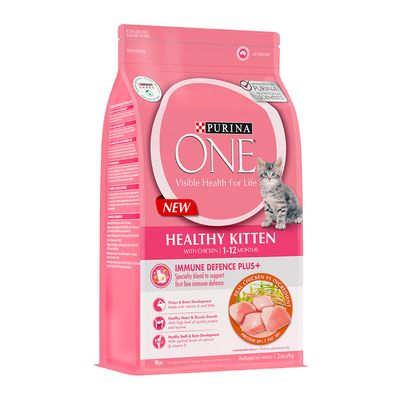 Purina Cat Food With Chicken 1-12 Months 1.2 Kg
