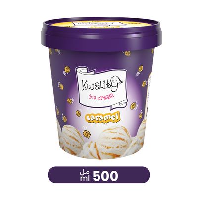 كواليتي آيس كريم بنكهة الكراميل 500 مل