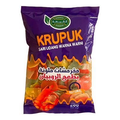 Algamah Snack Krupuk Colored Shrimp Flavor 200 G