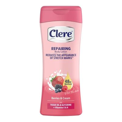 كلير لوشن جسم إصلاح بالتوت والكريمة مع زيت الأنسجة والجلسرين وفيتامين أ وفيتامين هـ - 400 مل