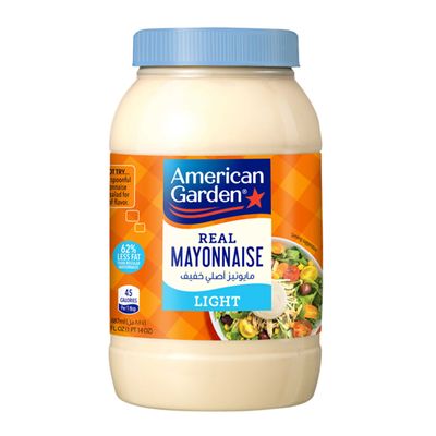American Garden Mayonnaise Real Light 887 ML