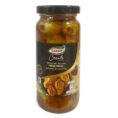 قودي زيتون مشوي مع الفلفل الحار - 230 جرام