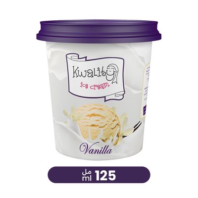 Kwality Ice Cream Vanilla Flavor 125 ML