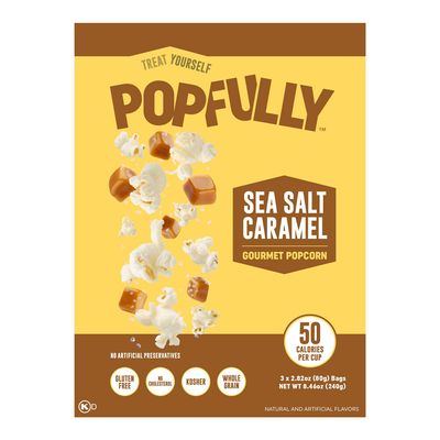 بوبفولي فشار الميكرويف بملح البحر والكراميل خالي من الجلوتين ( مستورد ) - 240 جرام