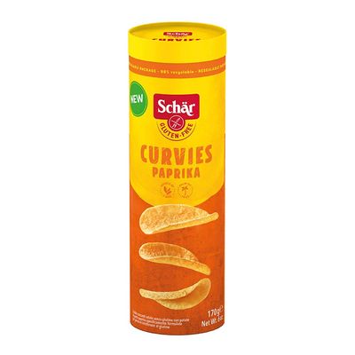 Schar Chips Curvies Paprika Flavor Gluten Free 170 G