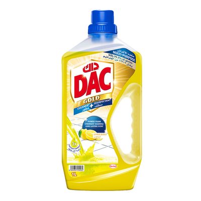 Dac Gold Multipurpose Disinfectant & Cleaner Citrus Burst 1 L
