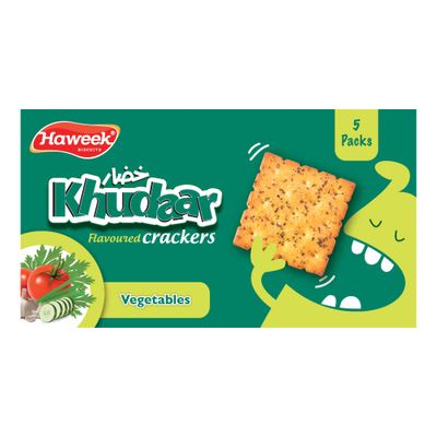 Haweek Crackers With Vegetables Flavour 110 G