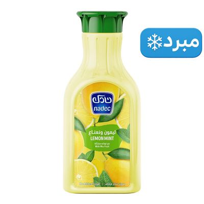 نادك عصير ليمون ونعناع مع فواكه مشكلة بدون سكر مضاف - 1.3 لتر