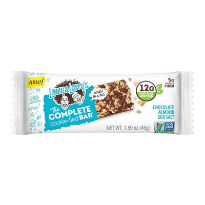 Lenny & Larry Biscuit Cookie Bar Plant-Based Protein With Chocolate, Almond And Seasalt Gluten Free 45 G