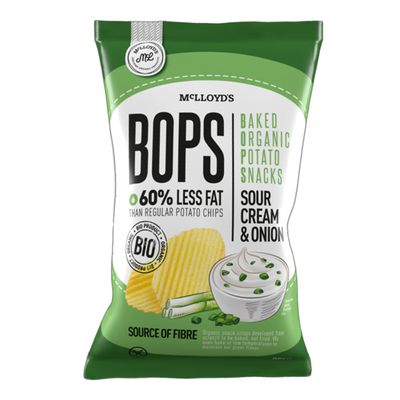 Mclloyds Chips With Sour Cream & Onion Flavor Organic 85 G