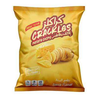 Nadec Crackles Potato Chips Cheese Flavor - 155g