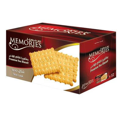 Memories Biscuit For Tea Premium 150 G × 12 Box