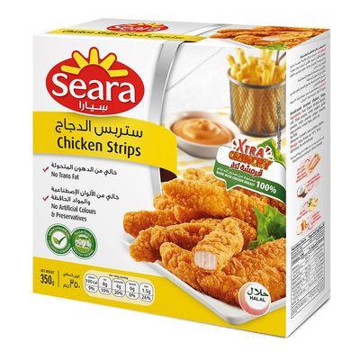 Seara Chicken Strips More Crunchy Preservative Free 350 G