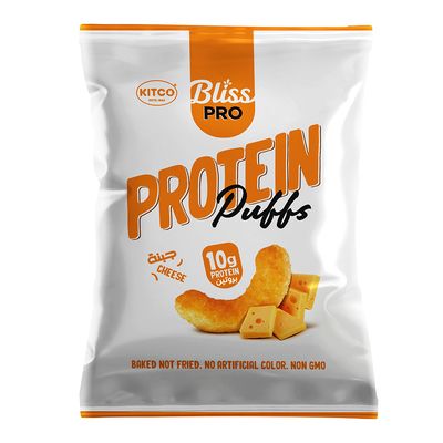 كتكو بليس منتفخات الذرة بروتين بنكهة الجبنة 50 جرام