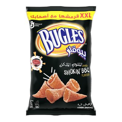 Bugles Corn Snack Smokin Bbq Flavour 195 G
