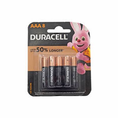 Duracell Battery Monet AAA 8 Pieces