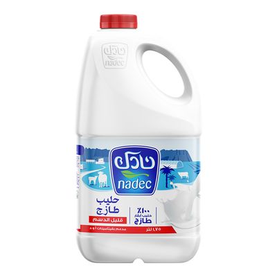 نادك حليب طازج قليل الدسم مدعم بالفيتامينات - 1.75 لتر