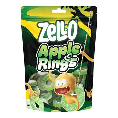 Zello Candy Jelly Rings Apple Flavor - 80g
