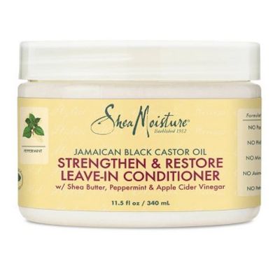 Shea Moisture Jamaican Black Castor Oil Strengthen & Restore Leave-In Conditioner -340ml