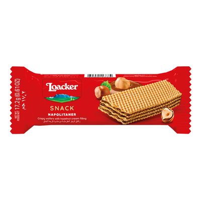 Loacker Wafer FilledWith Hazelnut Cream 17.2 G