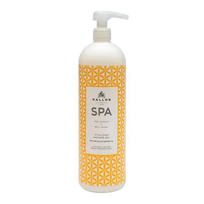 Kallos SPA Vitalizing Shower Gel With Brazilian Orange Oil - 1000ml