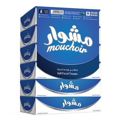 Mouchoir Tissue 100 Sheets × 6 