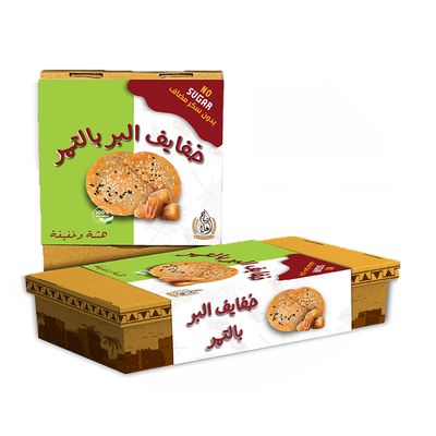 Retaj Alghala Khafayef brown Wheat With dates No Sugar Added