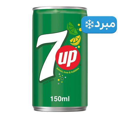 7 UP Soft Drink Lemon and Bubbles Flavor 150 ML