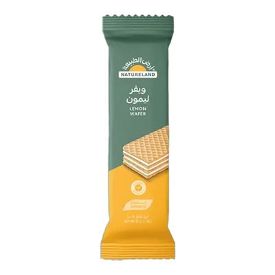 Natureland Wafer Lemon Flavored Organic 30 G