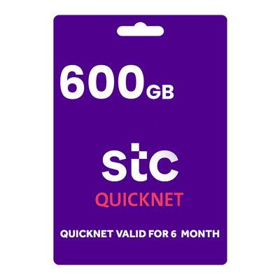QuickNet 600 GB  6 Months