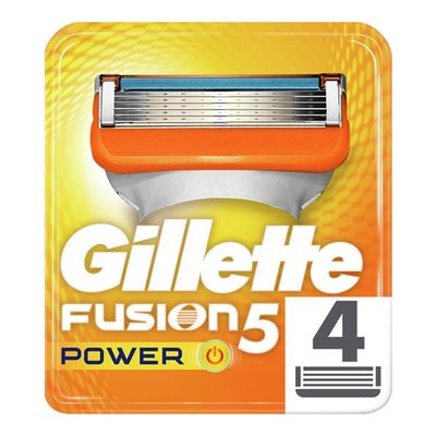 جيليت شفرات فيوجن 5 باور 4 حبات